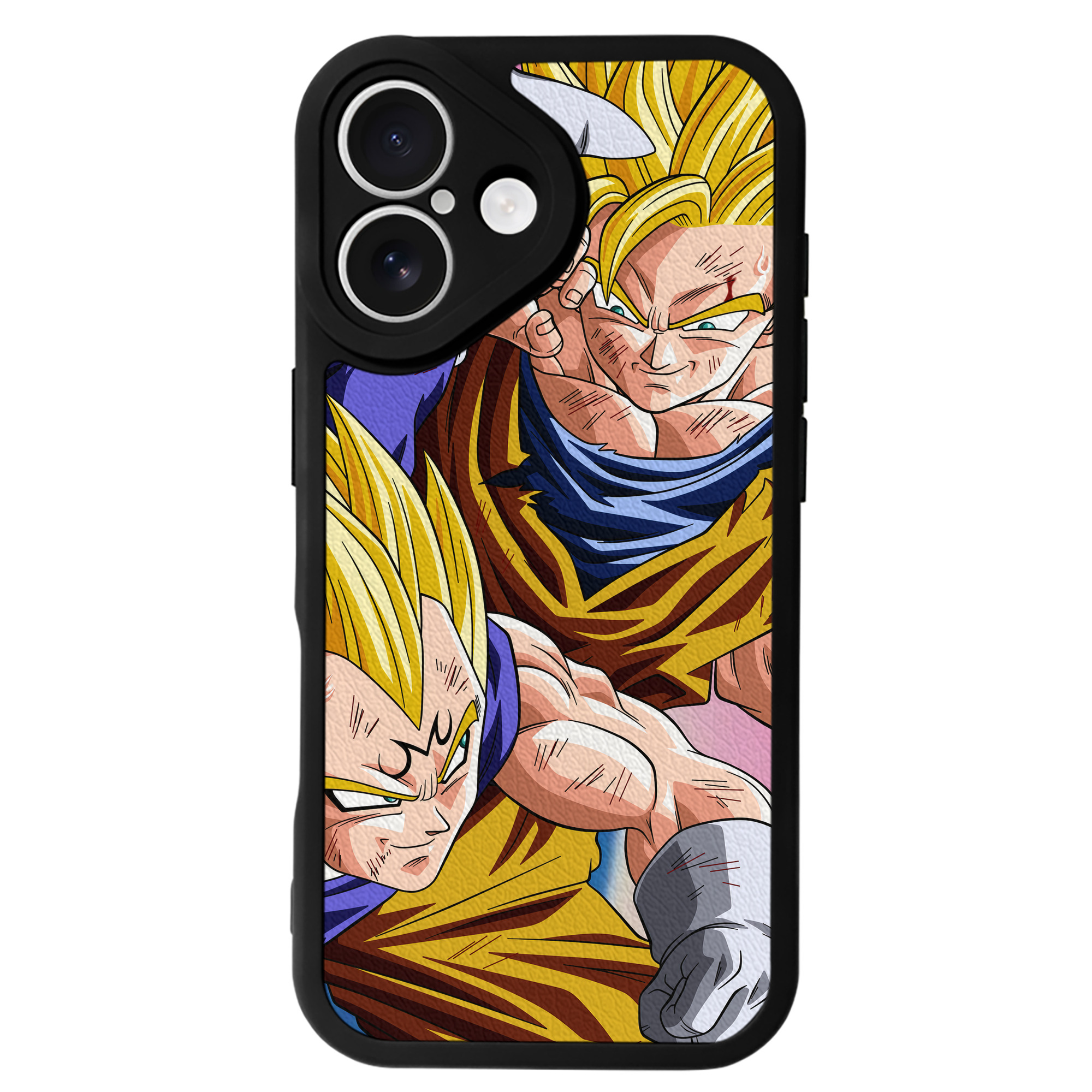 （画像用） ドラゴンボール DRAGON BALL 【iPhone 16シリーズ対応】シリコンスマホケース（レザー調） 材質：シリコン
